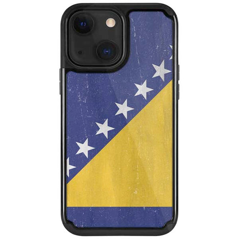 Bosnia and Herzegovina Flag Distressed iPhone 13 Cargo Case